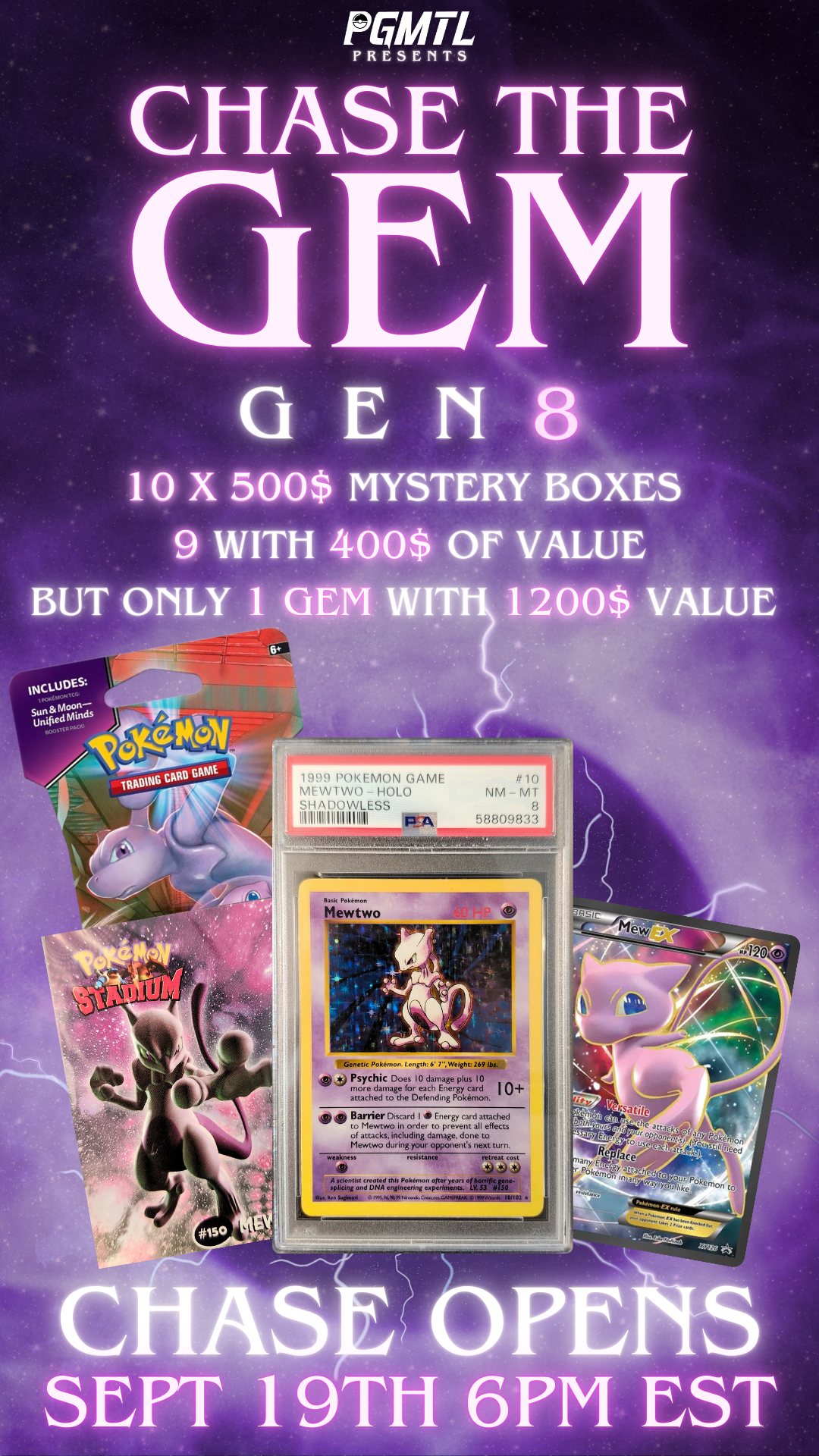 CHASE THE GEM GEN 8 - MYSTERY BOX