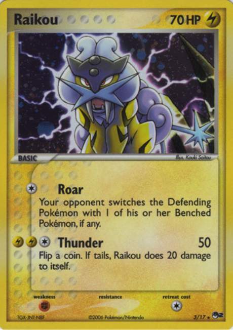 Raikou (Pop Series 2 - Holo) 3/17 - LP