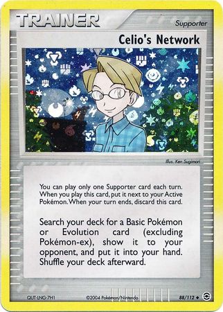 Celio's Network (Reverse) 88/112 - NM