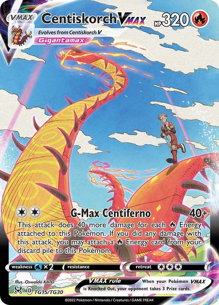 Centiskorch VMAX TG15/TG30 - NM