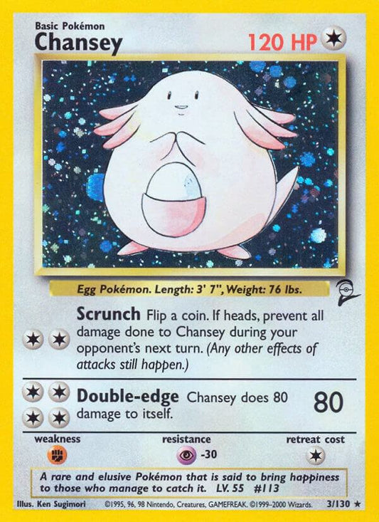 Chansey (Holo) 3/130 - LP