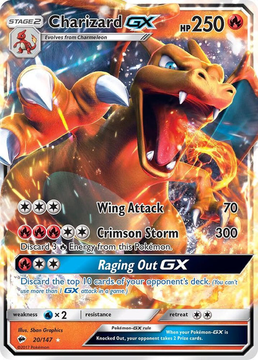 Charizard GX 20/147 - NM