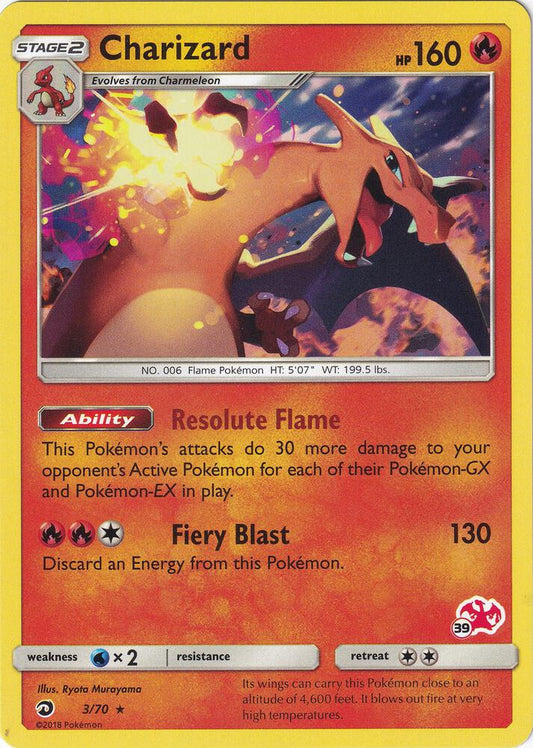 Charizard (Holo) 3/70 - MP