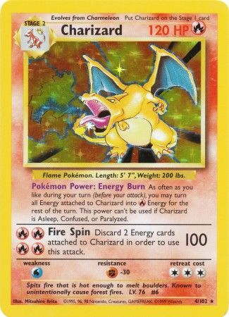 Charizard (Holo) 4/102 - DMG