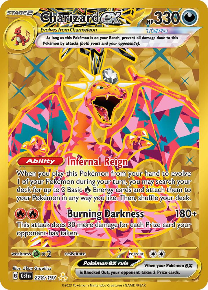 Charizard EX 228/197 - NM