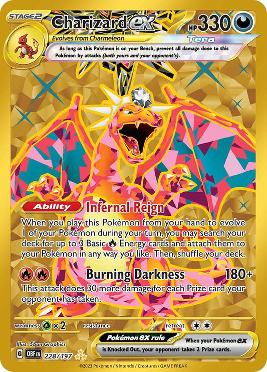Charizard EX 228/197 - NM