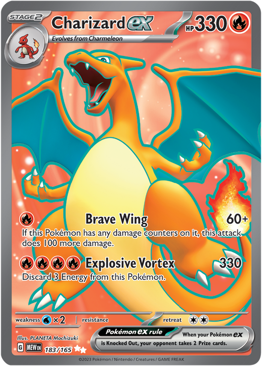 Charizard EX 183/165 - NM
