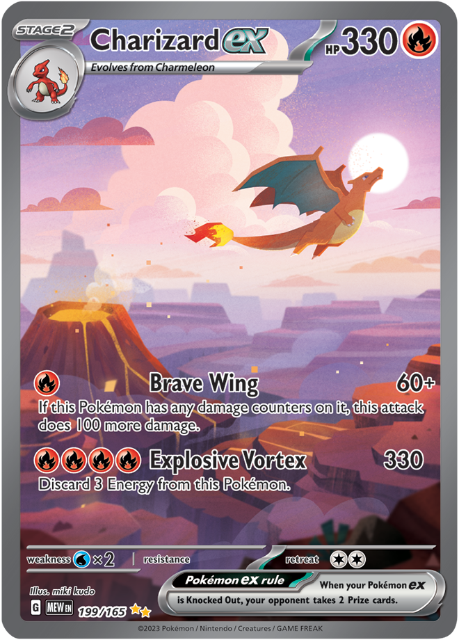 Charizard EX 199/165 - NM