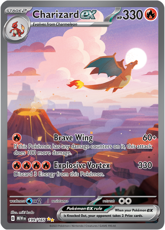 Charizard EX 199/165 - NM