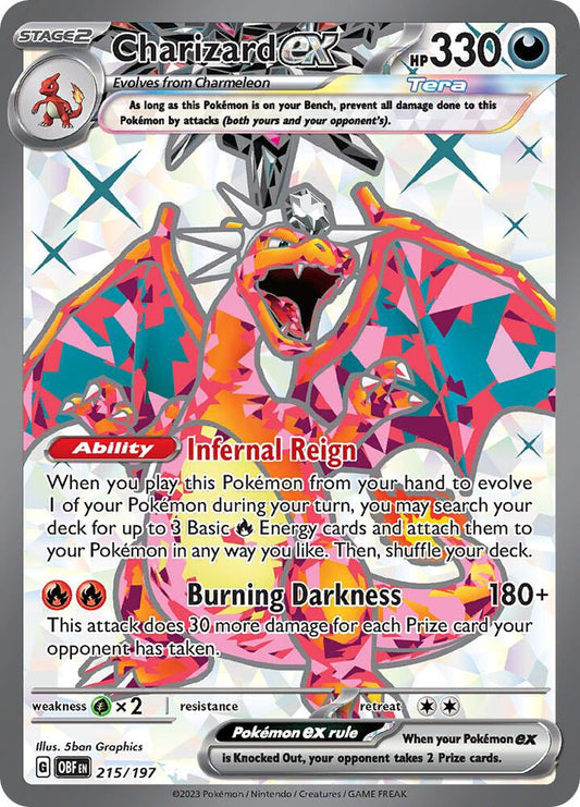 Charizard EX 215/197 - NM