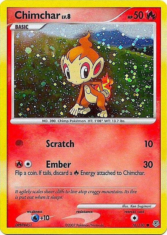 Chimchar (Holo) 76/130  - LP