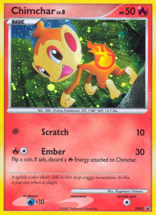Chimchar (Holo) DP02 - LP