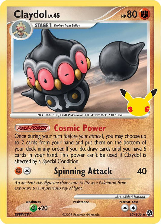 Claydol 15/106 - NM