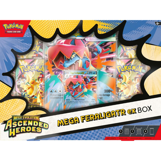 Ascended Heroes Mega Feraligatr ex Box