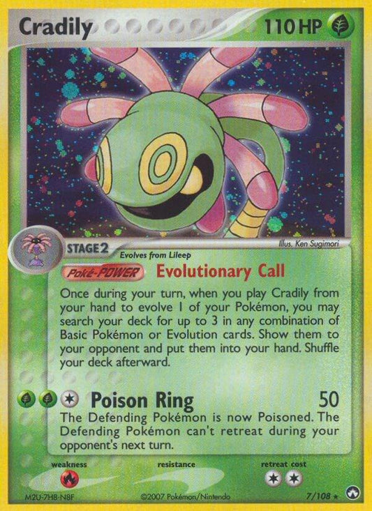 Cradily (Holo) 7/108 - LP