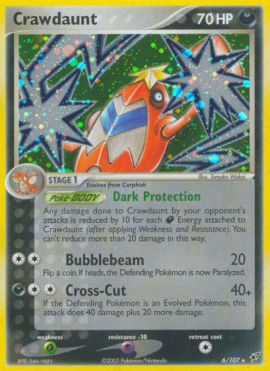 Crawdaunt (Holo) 6/107 - MP