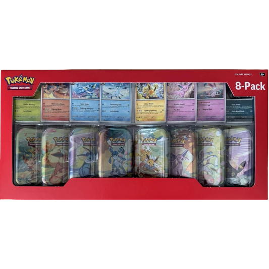 Costco Prismatic Evolutions 8-Pack Mini Tins