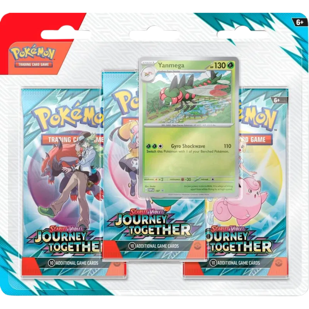 Journey Together 3-Pack Blister (Yanmega)