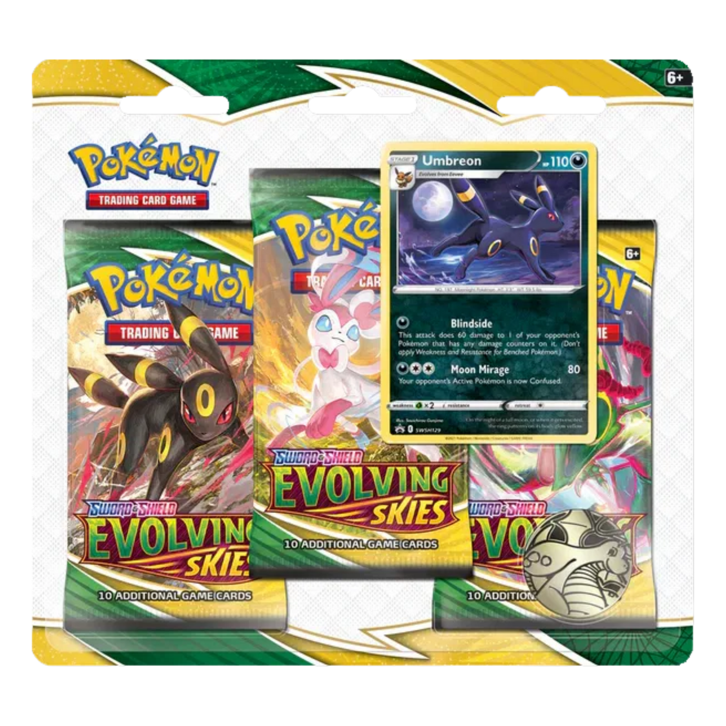 Evolving Skies 3 Pack Blister [Umbreon]