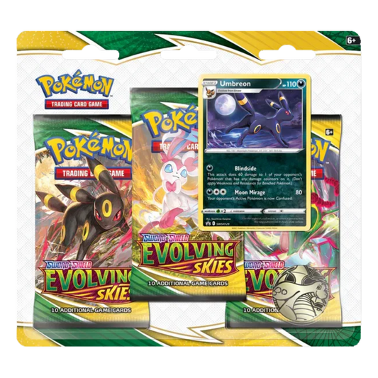 Evolving Skies 3 Pack Blister [Umbreon]