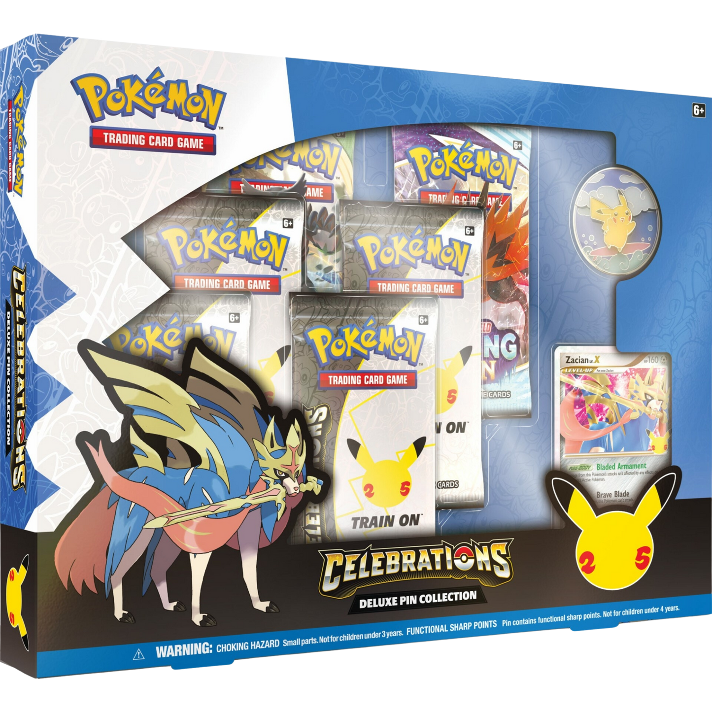 Celebrations Deluxe Pin Collection [Zacian LV. X]