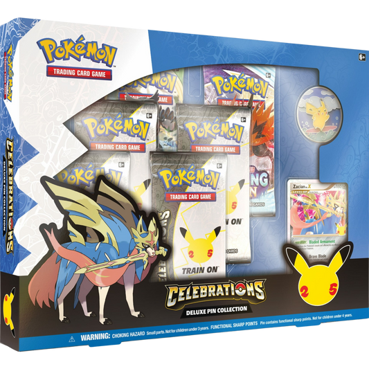 Celebrations Deluxe Pin Collection [Zacian LV. X]