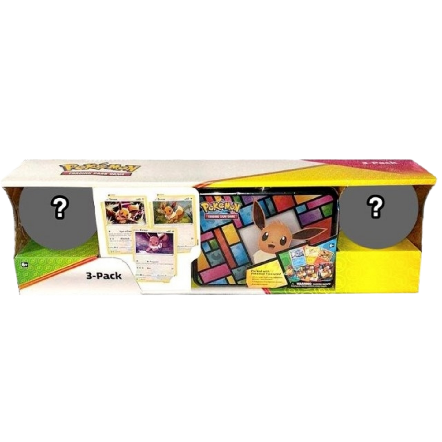 Costco Pokemon Collector 3-Pack: Eevee Treasure Chest + 2 Poke Ball Tins