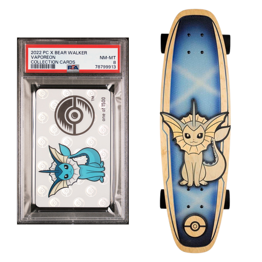 Vaporeon Bear Walker PSA 8 with Skateboard