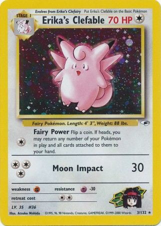 Erika’s Clefable (Holo) 3/132 - MP