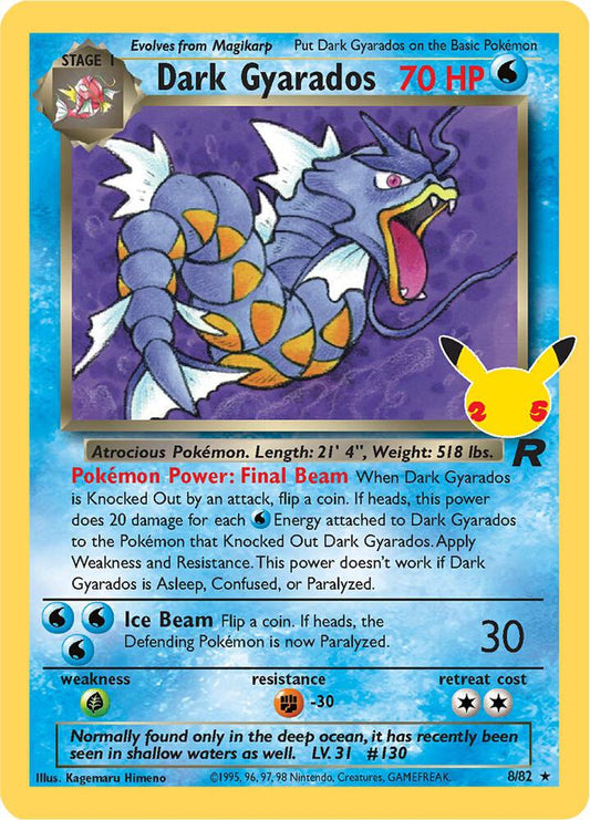 Dark Gyarados (Holo) 8/82 - NM