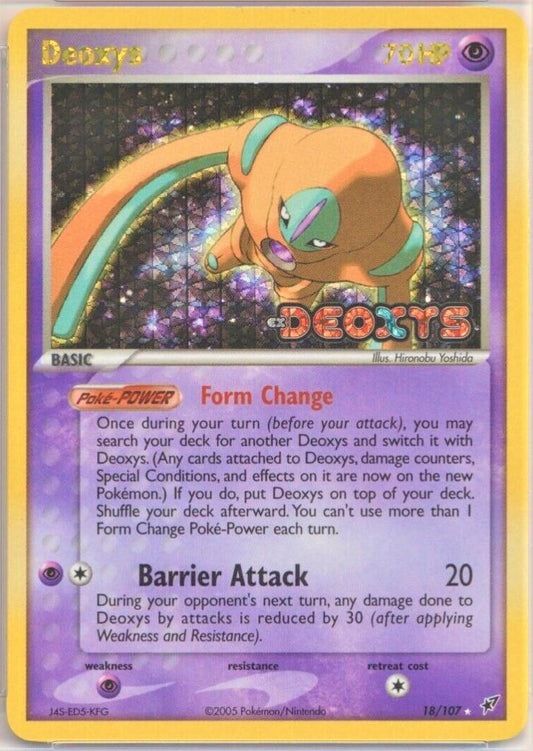 Deoxys (Reverse) 18/107 - LP