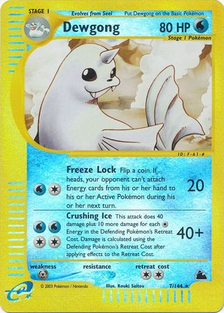 Dewgong (Reverse) 7/144 - DMG