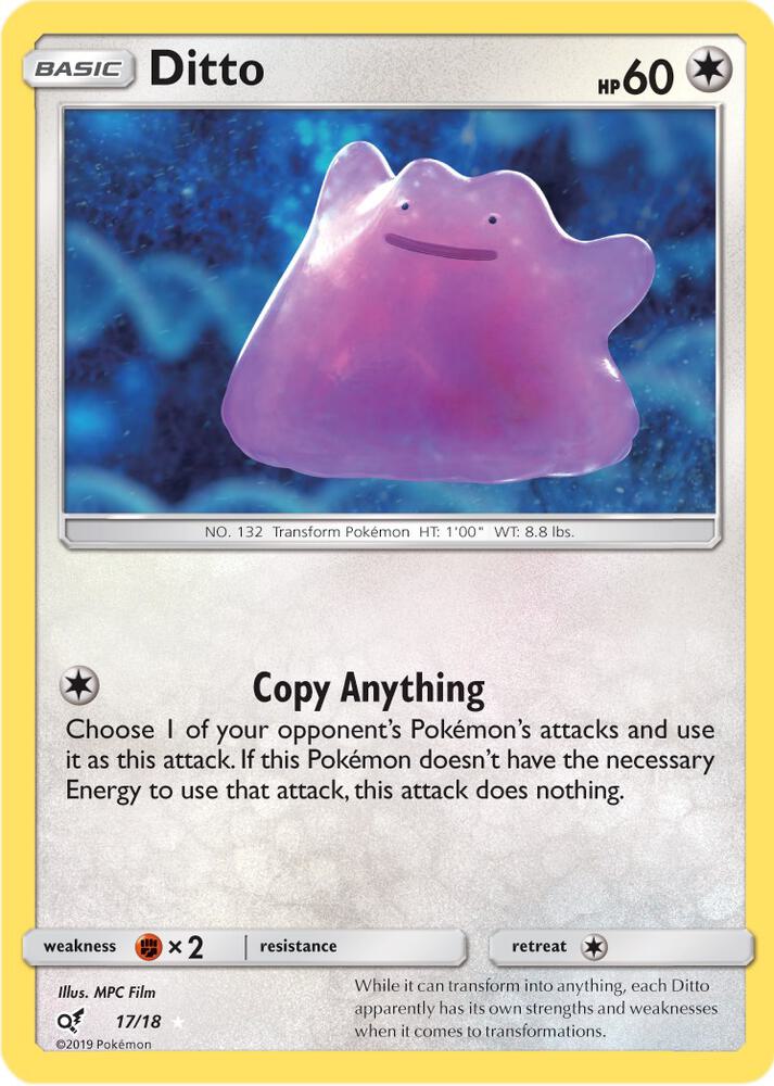 Ditto (Holo) 17/18 - NM