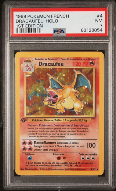 Dracaufeu 1st Ed. PSA 7