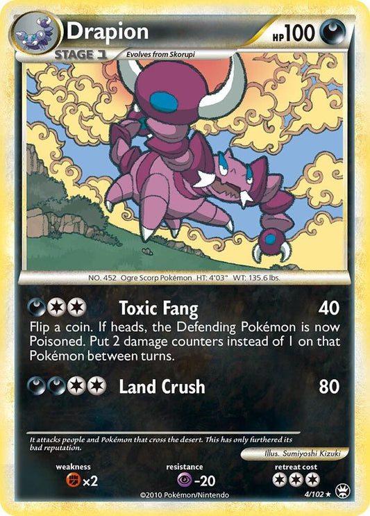 Drapion (Holo) 4/102 - LP