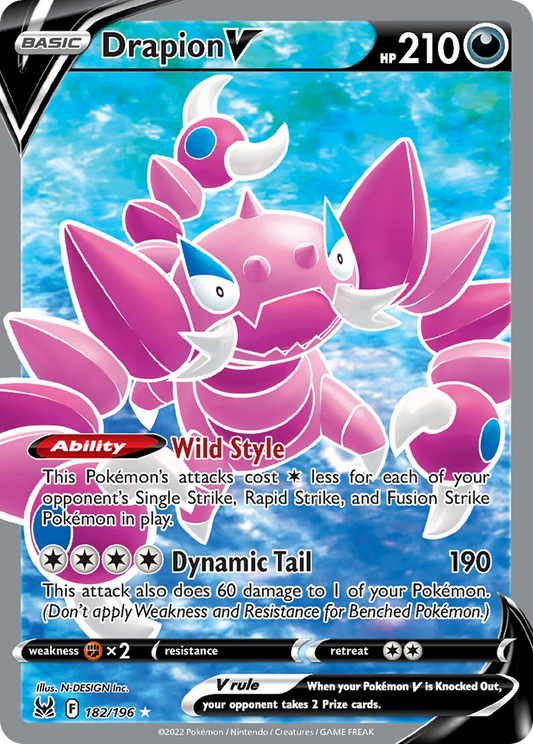 Drapion V 182/196 - NM