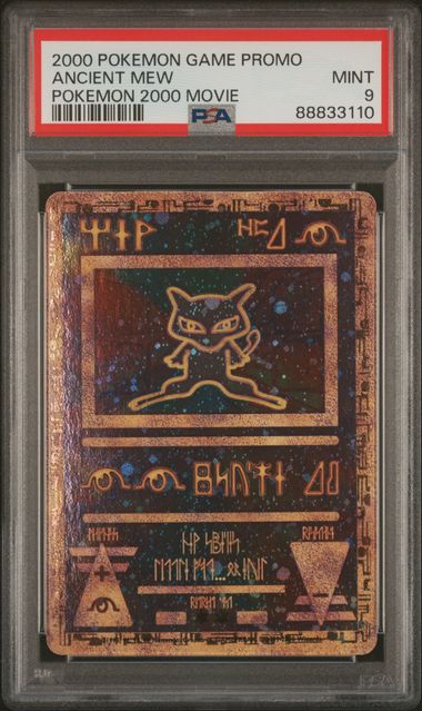 2000 POKEMON GAME MOVIE ANCIENT MEW POKEMON 2000 MOVIE PSA 9