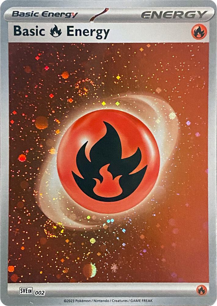 Basic Fire Energy (Cosmos Holo) 002 - NM