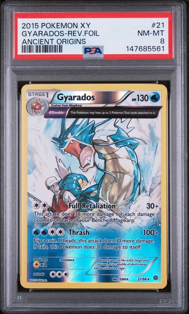 Gyarados Reverse Holo PSA 8