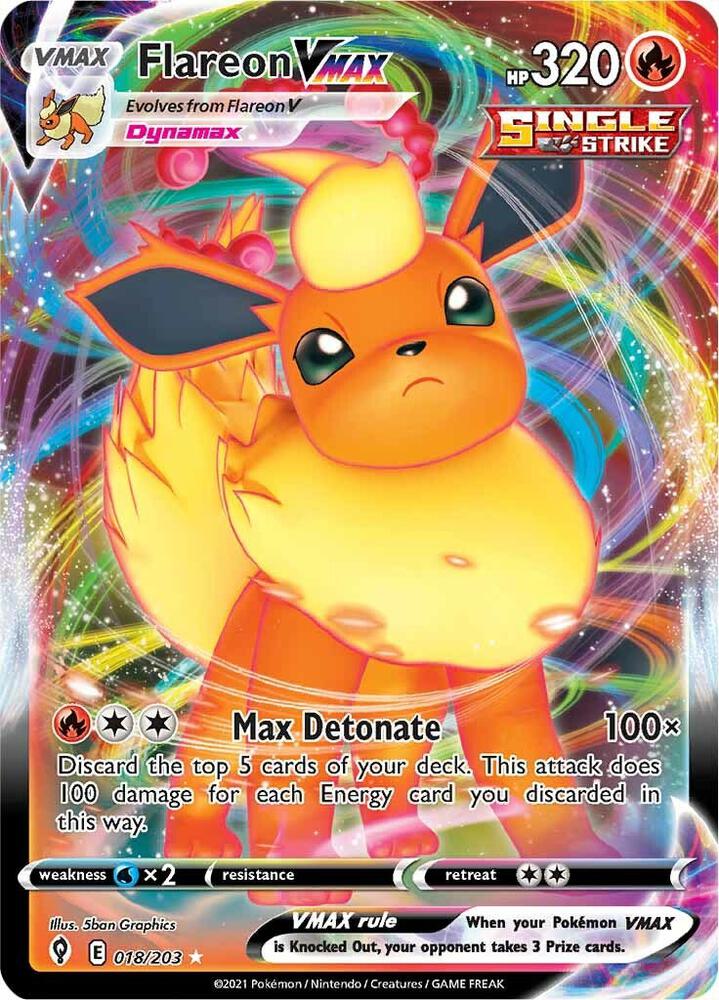 Flareon VMAX 018/203 - NM