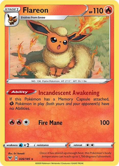 Flareon (Holo) 026/185 - NM