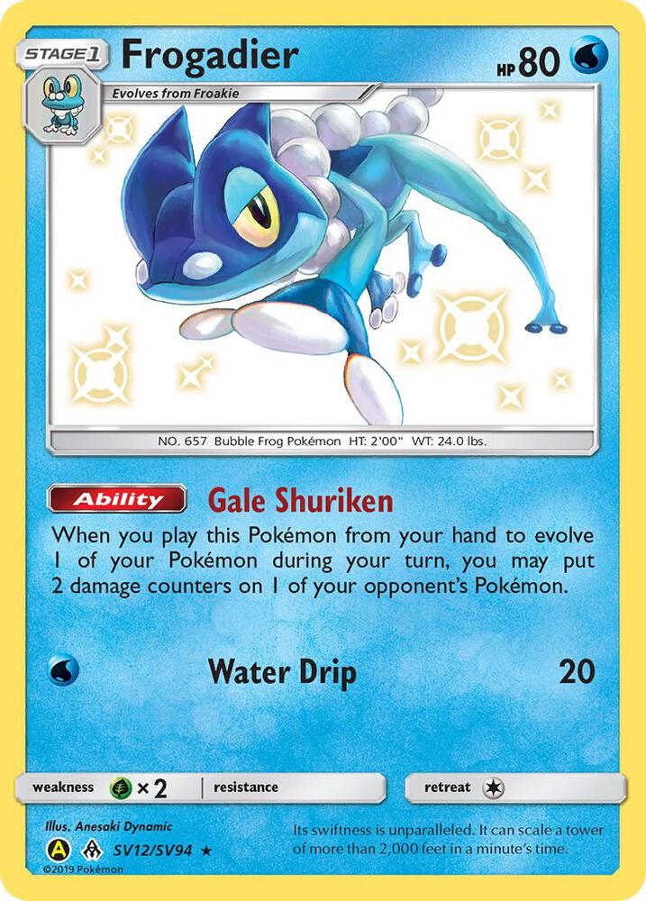 Frogadier SV12/SV94 - NM
