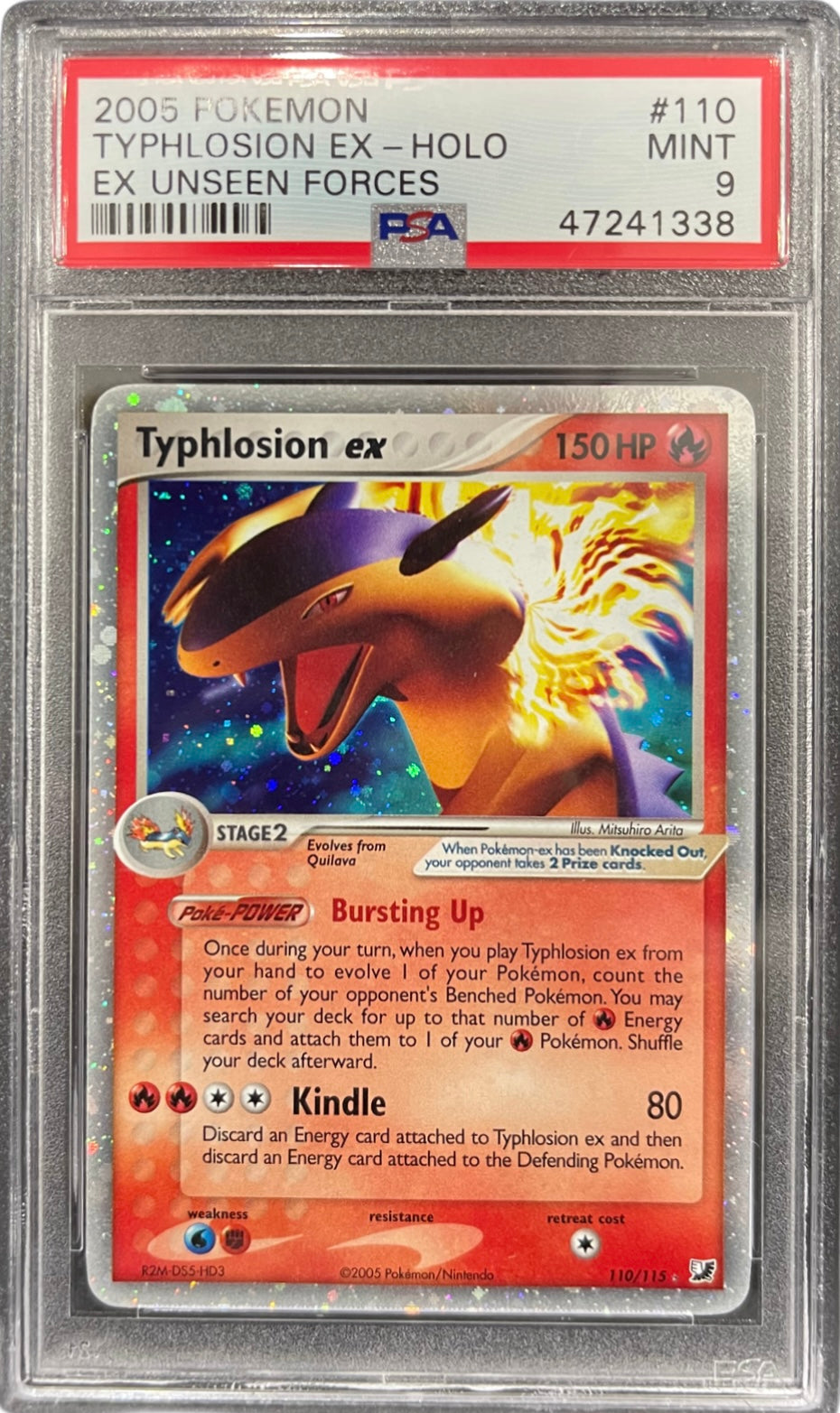 Typhlosion EX PSA 9