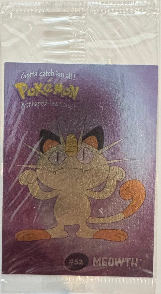 Meowth Stadium Holo Foil - SEALED