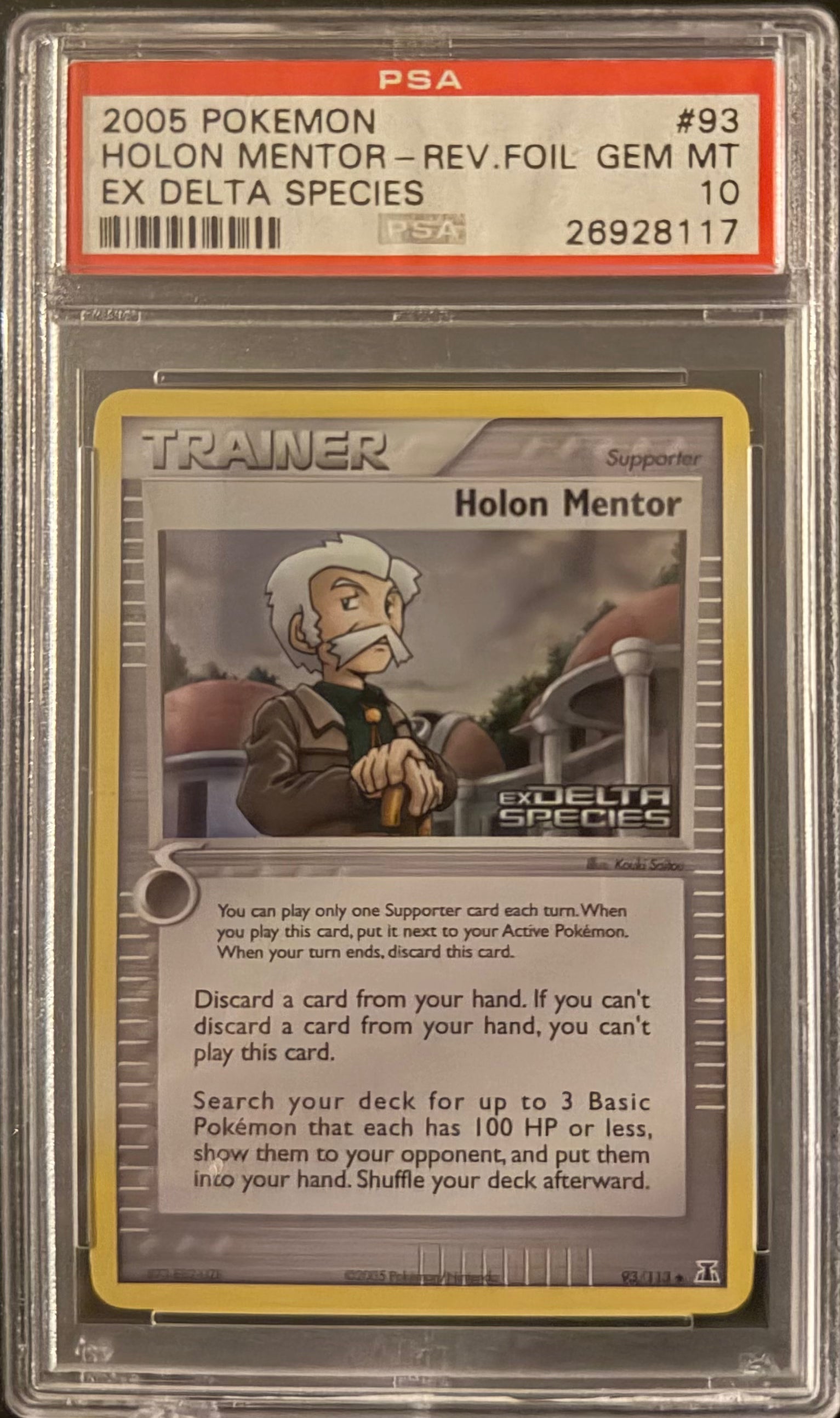 Holon Mentor Reverse Holo PSA 10
