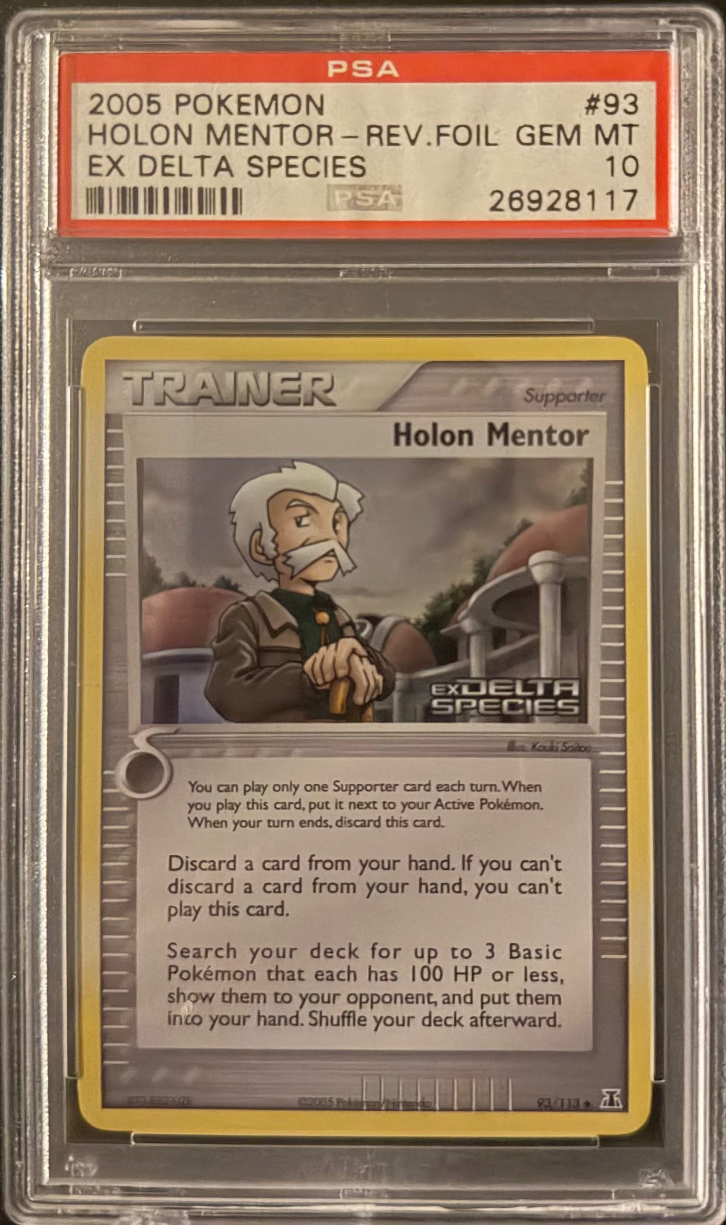 Holon Mentor Reverse Holo PSA 10
