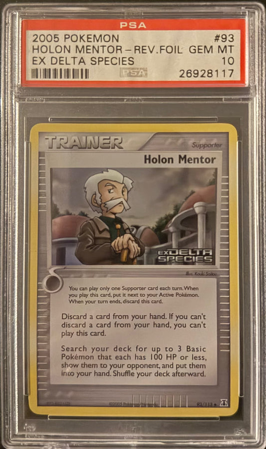 Holon Mentor Reverse Holo PSA 10