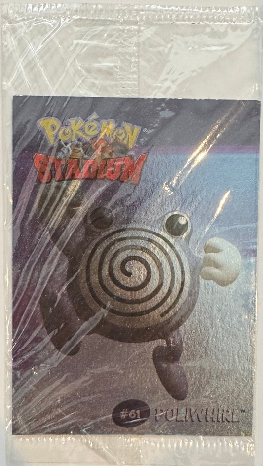 Poliwhirl Stadium Holo Foil - SEALED