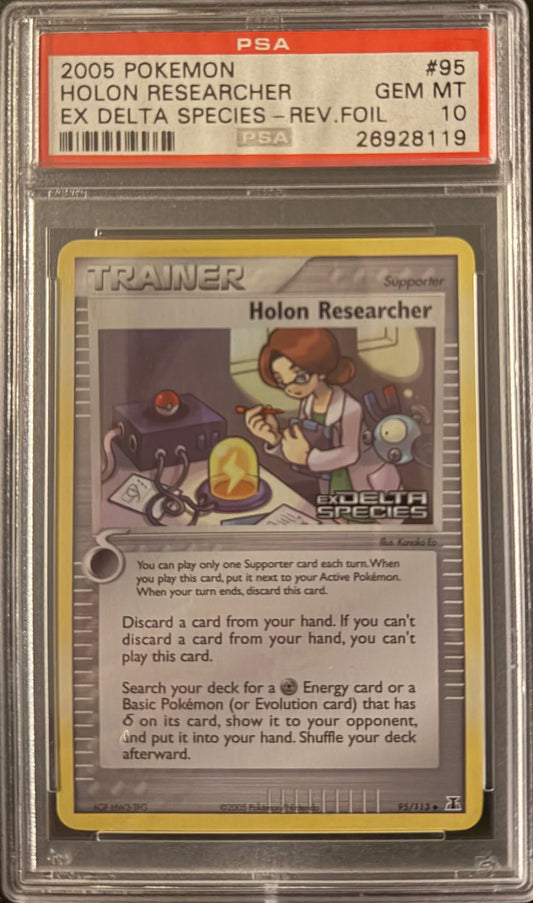 Holon Researcher Reverse Holo PSA 10