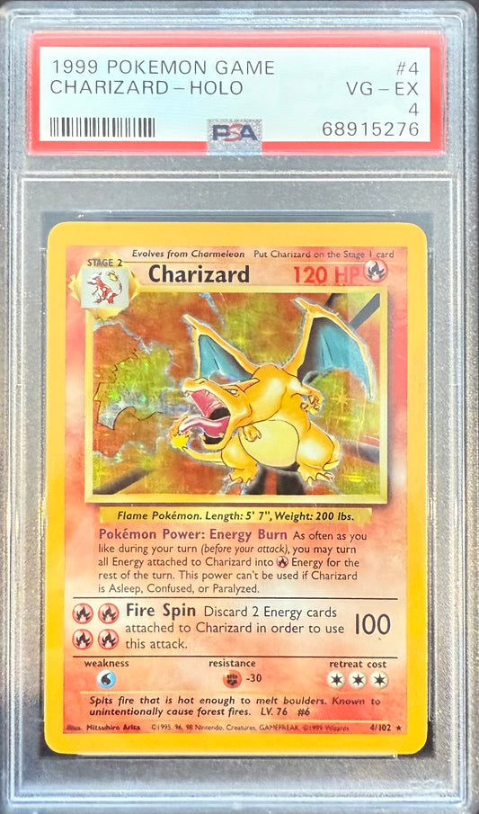 Charizard Base Set PSA 4